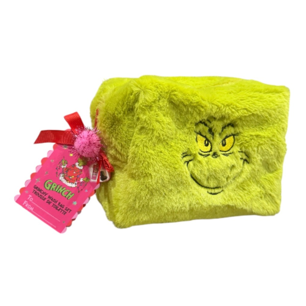 Grinchy Wash Bag Set NWT